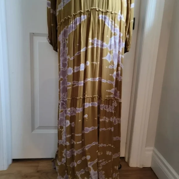 Young Fabulous & Broke Josette Maxi Tie Dye Bohemian Dress Size S 😍 - Picture 5 of 9